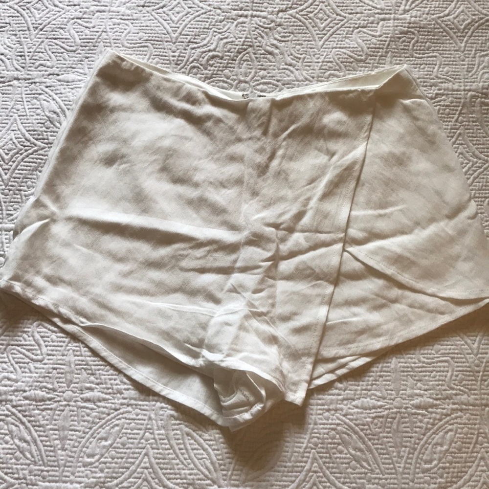 White Skort